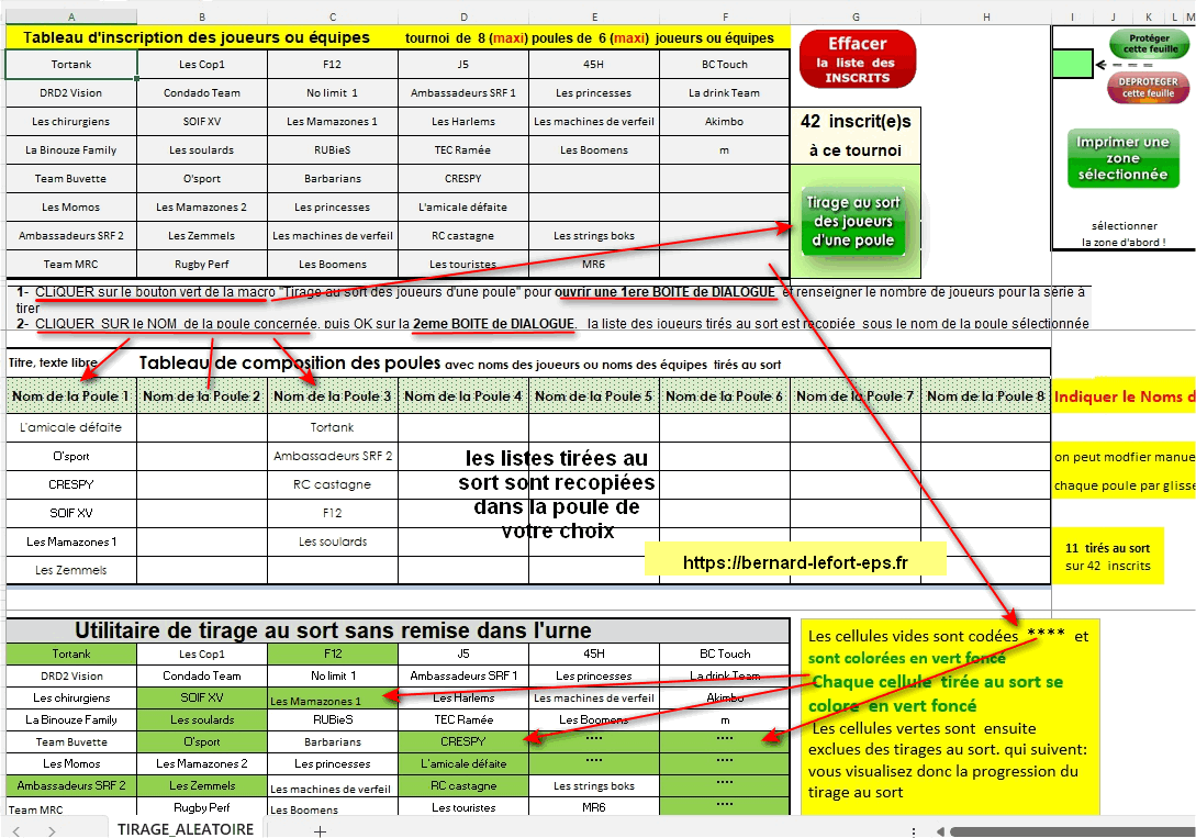 G n rer Organiser G rer Un Tournoi Par Poules Avec Excel G n rer Organiser G rer Un Tournoi Par Poules Avec Excel