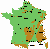 carte de France des STAPS